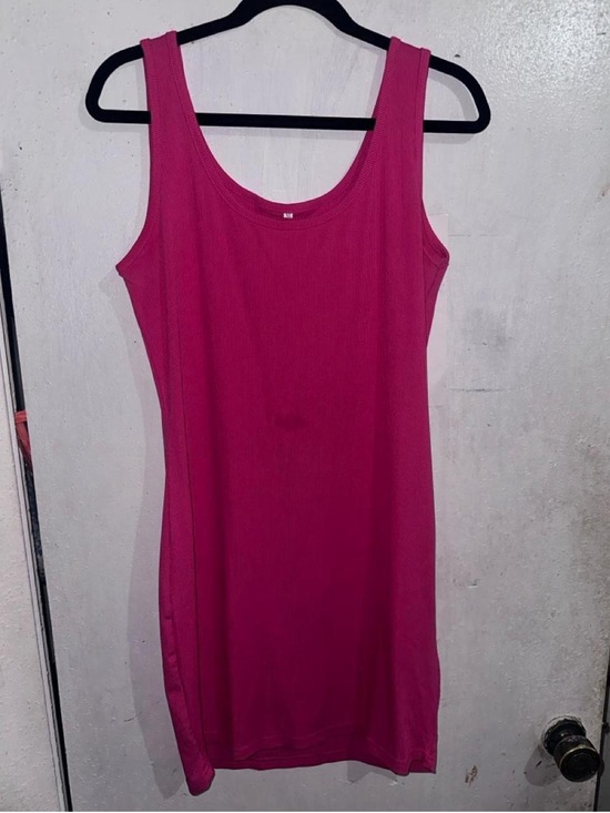 Source Unknown Dresses & Skirts - Women’s Fitted Tank Dress - Hot Pink